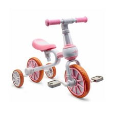 3 in 1 Kids Tricycles Gift for 2-4 Years Old Boys Girls with Detachable Pedal...