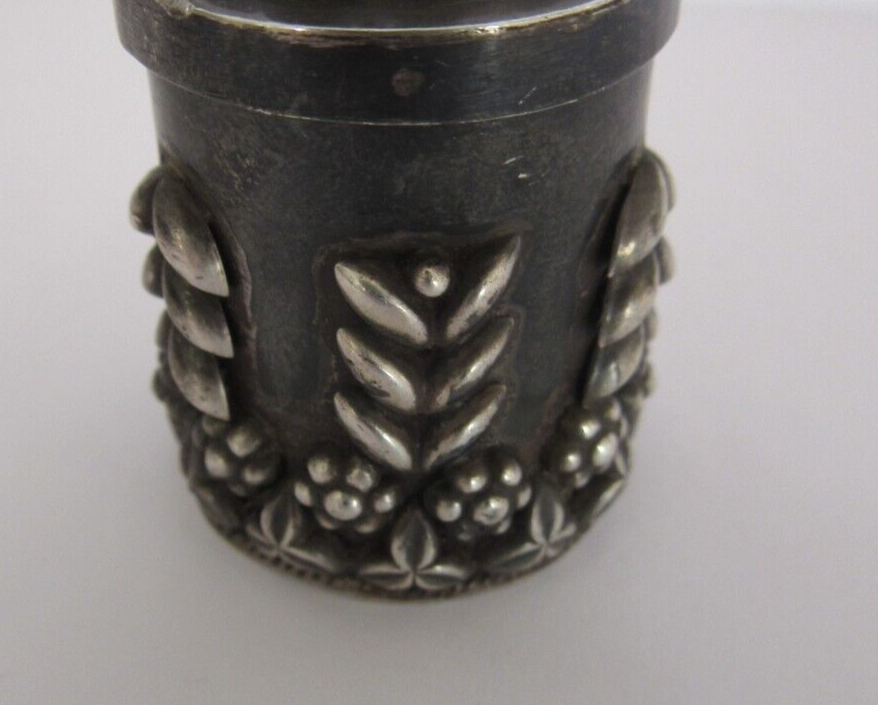 Vintage Sterling Silver Pill Box eBay