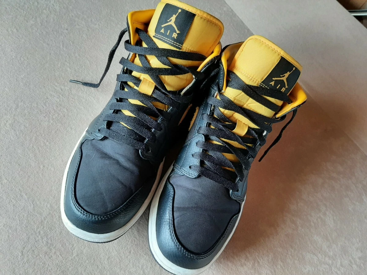 Mendigar Bocadillo Niños Nike Air Jordan 1 Mid SE UNIVERSITY GOLD BLACK eur 42.5 (CI9352 001) | eBay