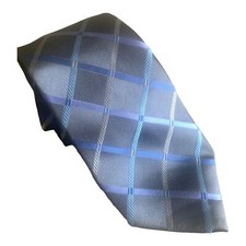 MICHAEL Michael Kors Men's 100 Silk Gray Blue Tie
