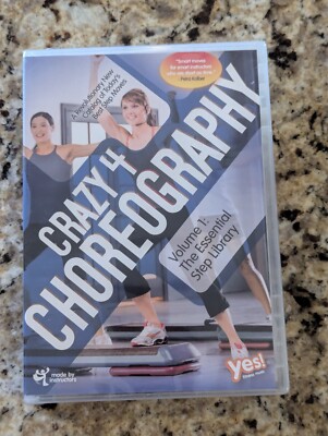Crazy 4 Choreography Volume 1 step Library Yes Fitness New