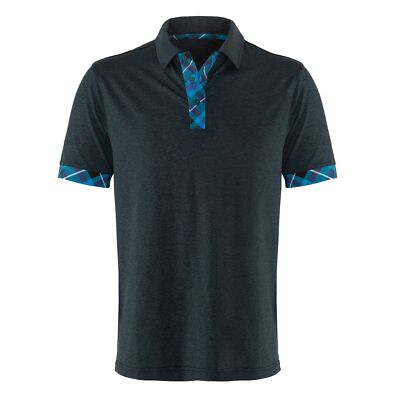 Royal and Awesome Golf Poloshirt Herren Navy Blau Performance Golf Oberteil S-XXL