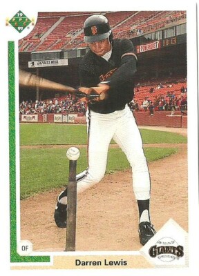DARREN LEWIS SAN FRANCISCO GIANTS #38F - UPPER DECK FINAL EDITION ED NM-MT 1991