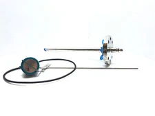 Daily Thermetrics RTD Sensor Probe, 18" Flanged Tapered Thermowell, Thermocouple