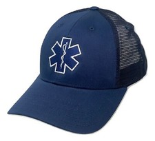 Emergency Medical Technician EMT Cross EMS Paramedic Mesh Baseball Trucker Hat