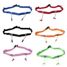 Polyester Running Number Belt Multicolour Gel Holder Marathon Race Belt