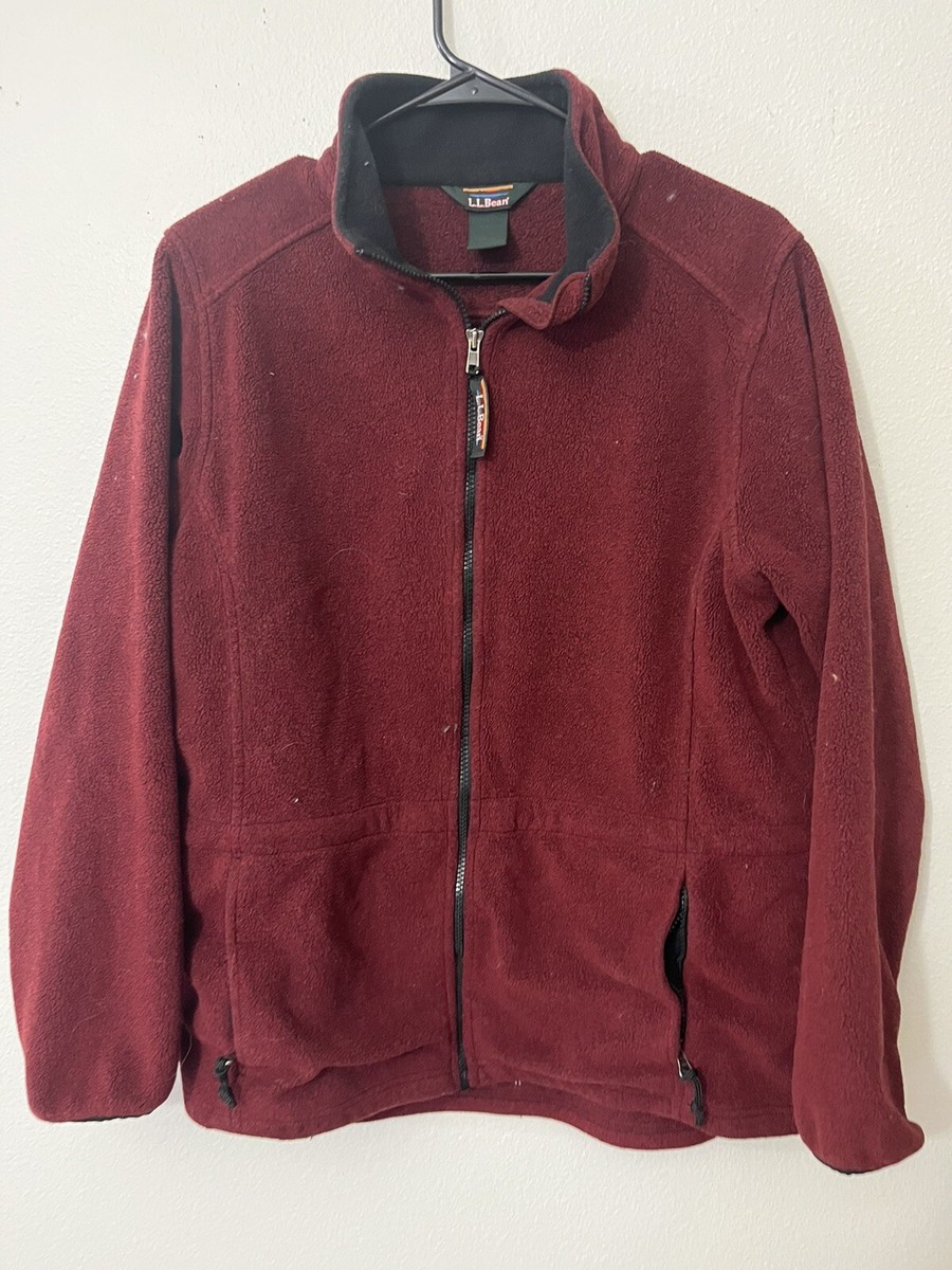 Bean Womens Fleece Full Zip Jacket WN46 100% Polyester