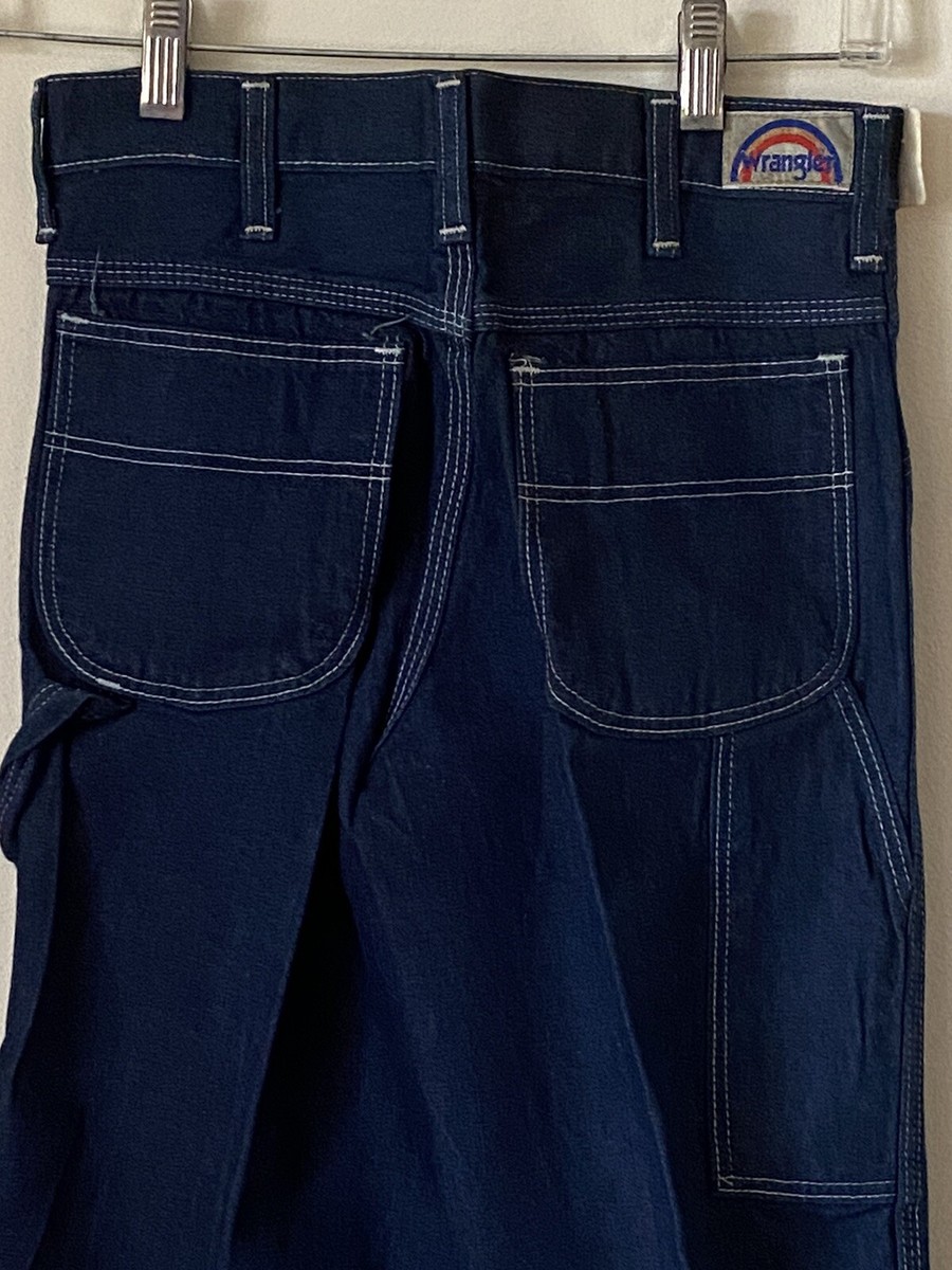 Vintage NWT 80s Wrangler Carpenter Jeans Workwear Painter