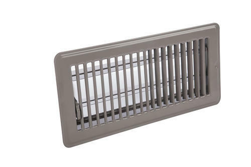 как выглядит Brown Steel Floor Register Vent Diffuser, Close Damper, Fits 4"x10" Duct Opening фото