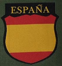 WWII GERMAN WAFFEN FOREIGN LEGION TUNIC SLEEVE SHIELD- SPAIN