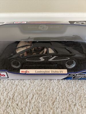 Maisto Special Edition 1:18 Scale 1996 Lamborghini Diablo SV Black