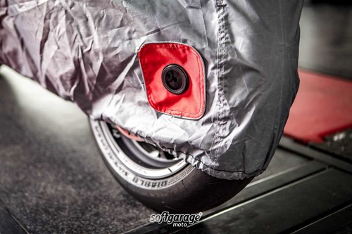 Motorrad Faltgarage Abdeckplane softgarage passend für DUCATI 1299 PANIGALE - Picture 3 of 17