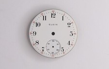6S Elgin Pocket Watch Porcelain Dial 1089