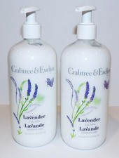 NEW SET OF 2 CRABTREE & EVELYN LAVENDER 16.9 OZ BODY LOTIONS