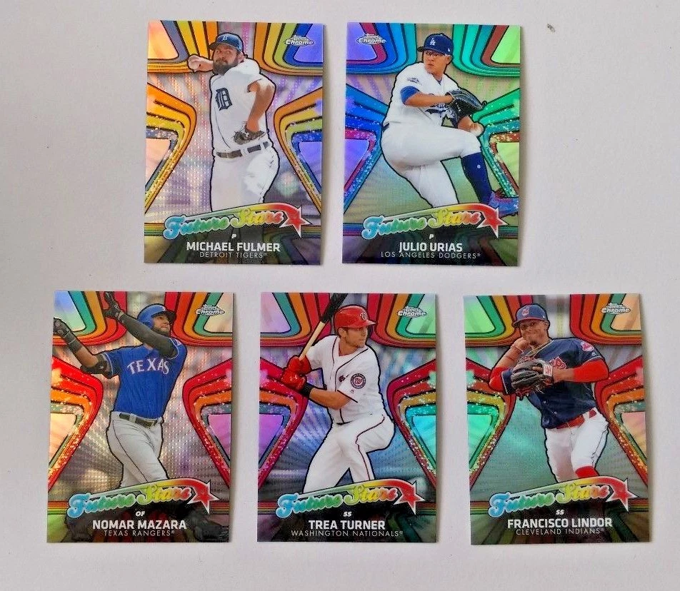2017 TOPPS CHROME FUTURE STARS INSERT REFRACTOR - COMPLETE YOUR SET - Image 2 of 3