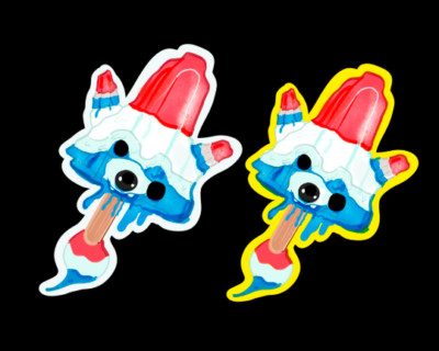 Gotg Sticker Rocket Raccoon Rocket Pop Raccoon GOTG Popsicle Sticker | eBay