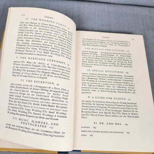 The Jewish Wedding Book 1967 Routtenberg and Seldin FIRST Edition HC DJ - Picture 7 of 10
