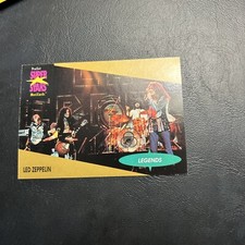 Jb17 Super Stars 1991 ProSet Musicards #23 Led Zeppelin Jimmy Page robert Plant