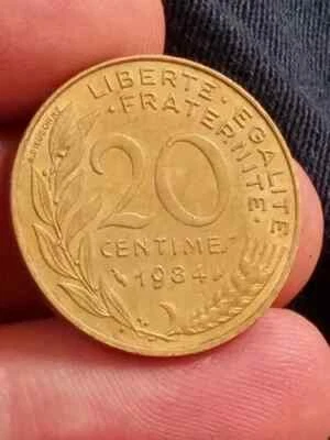 COIN / FRANCE / 20 CENTIMES 1984 Kayihan coins - Photo 1/2