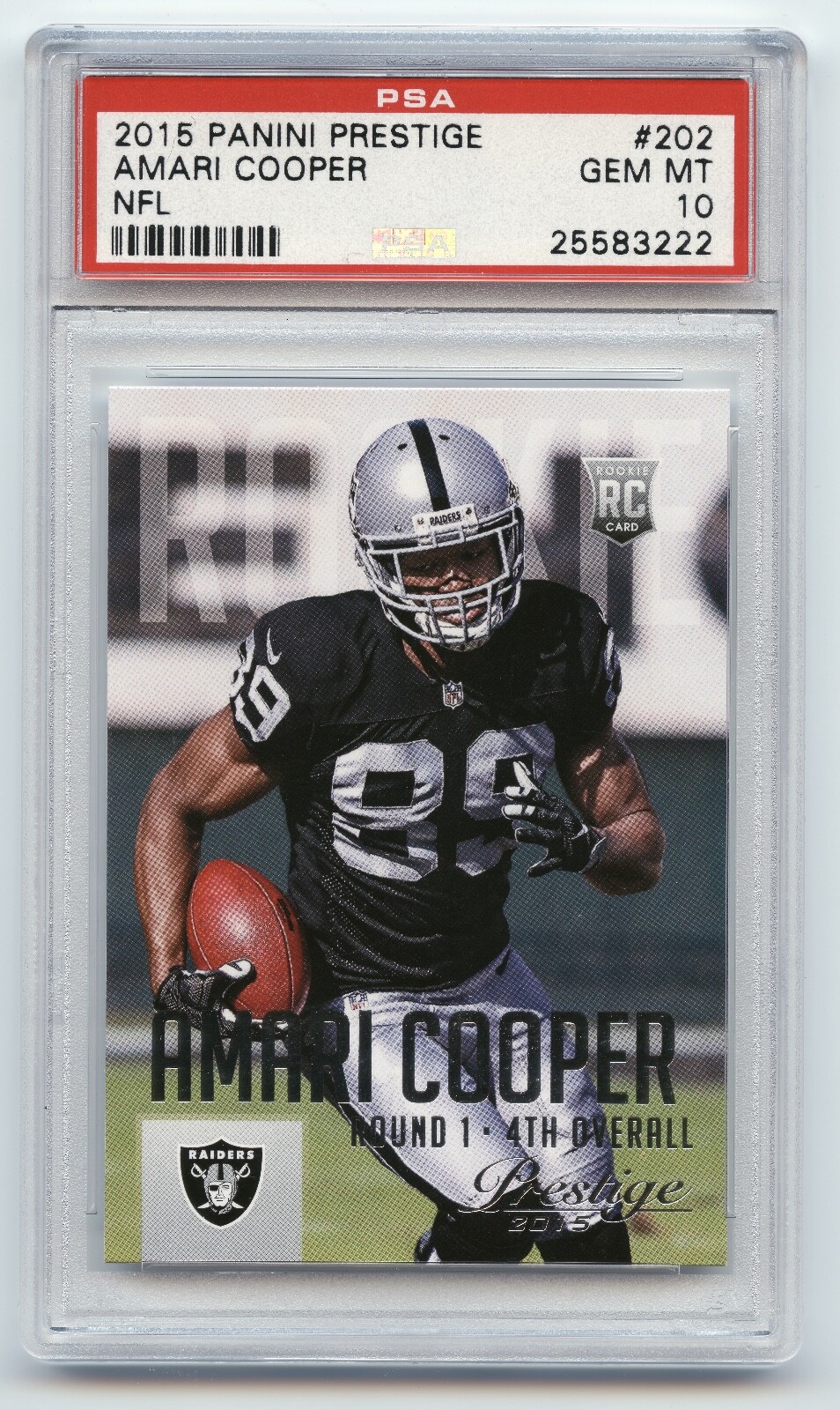 Amari Cooper Panini Prestige #202 NFL