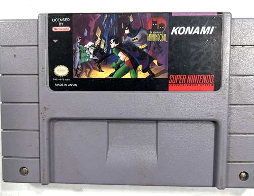 The Adventures of Batman and Robin Super Nintendo SNES Authentic Cartridge