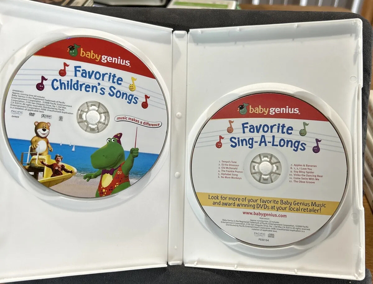 (未使用･未開封品)Children&#39;s Songs: Collection of Childhood Favorite [DVD] DVD Baby Genius Favorite Children's Songs Preowned￼￼ | eBay