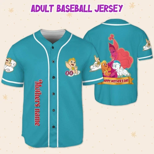 Custom Disney Hercules, Personalized Name Number Baseball Jersey, Custom Disney