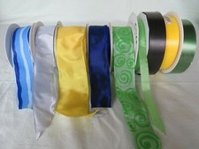 Konvolut Schleifenbänder verschiedene Farben und Größen Floristik