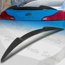 For 2008-2013 Infiniti G37 Coupe W-Power Primer Black V-Style Trunk Spoiler Wing