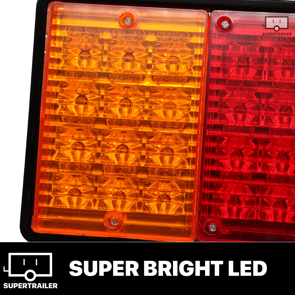 2X 88 LED Tail Lights Trailer Ute Caravan Truck Stop Indicator rear LAMP 10-30V — image 7