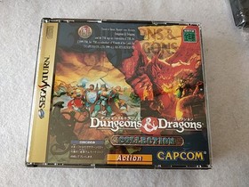 Dungeons and Dragons Collection + 4M RAM Boxed Set SEGA SATURN, Working, Japan