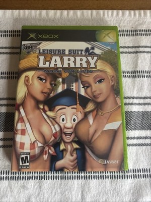 Leisure Suit Larry: Magna Cum Laude (Microsoft Xbox, 2004) with Manual Tested