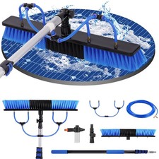 Window Cleaning Pole Water Fed Brush Roof Kit Extendable Telescopic For Cleaning