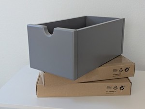 flache plastikbox Kunststoff-Box A4 flach, transparent farblos Höhe:140cm