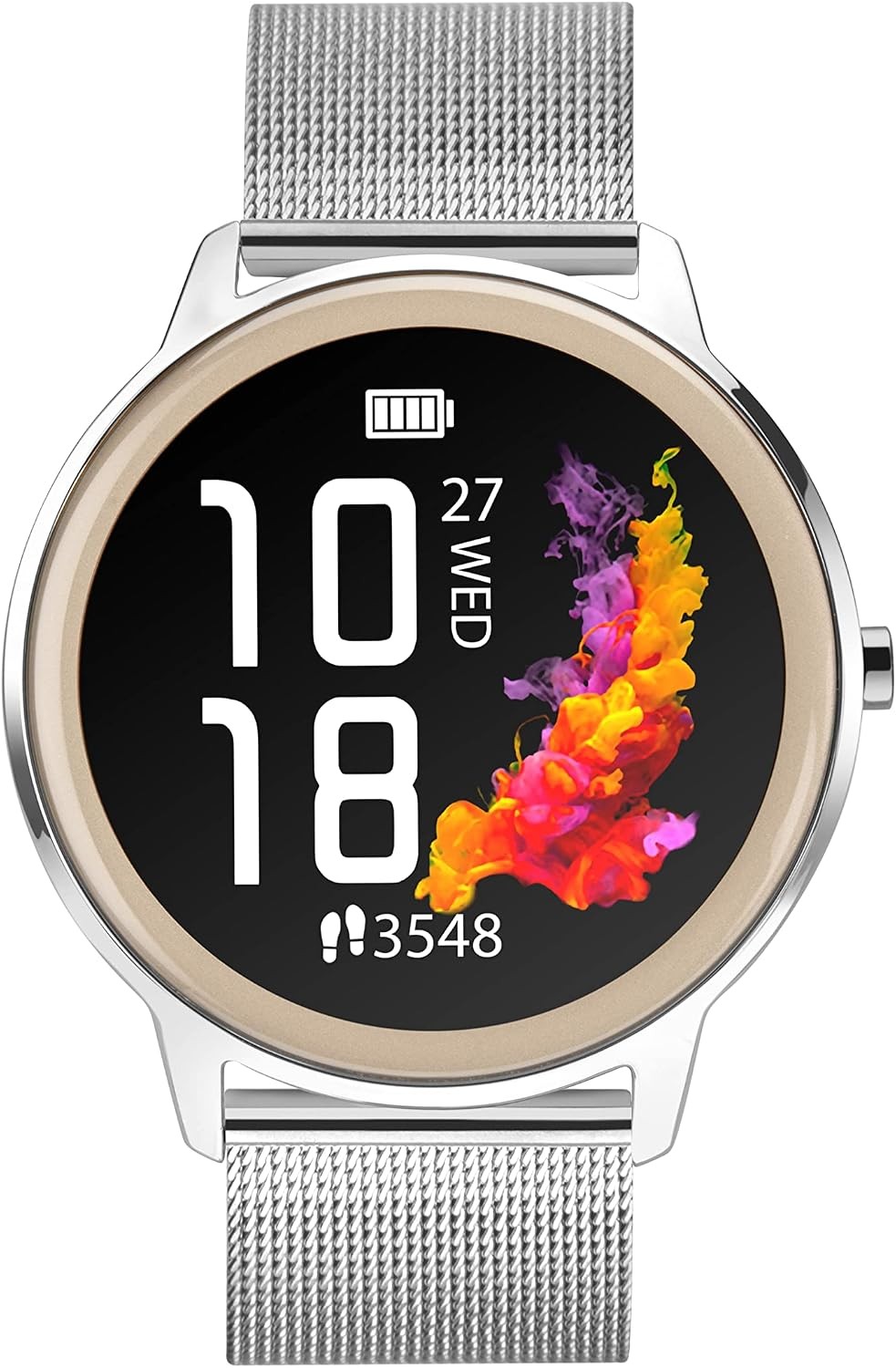 Sekonda Flex 42mm Women's Smart Watch 40387 with Stainless Steel Mesh Strap - Image 2