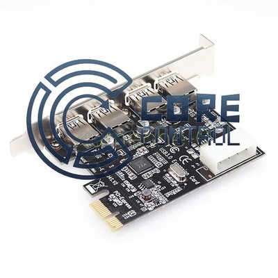new USB 3.0 4 Port PCI Express Card PC Karte Computer Controller Hub *rr