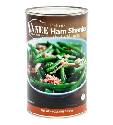 Vanee Ham Shanks in Natural Juices, 48 Ounce, 6 per Pack