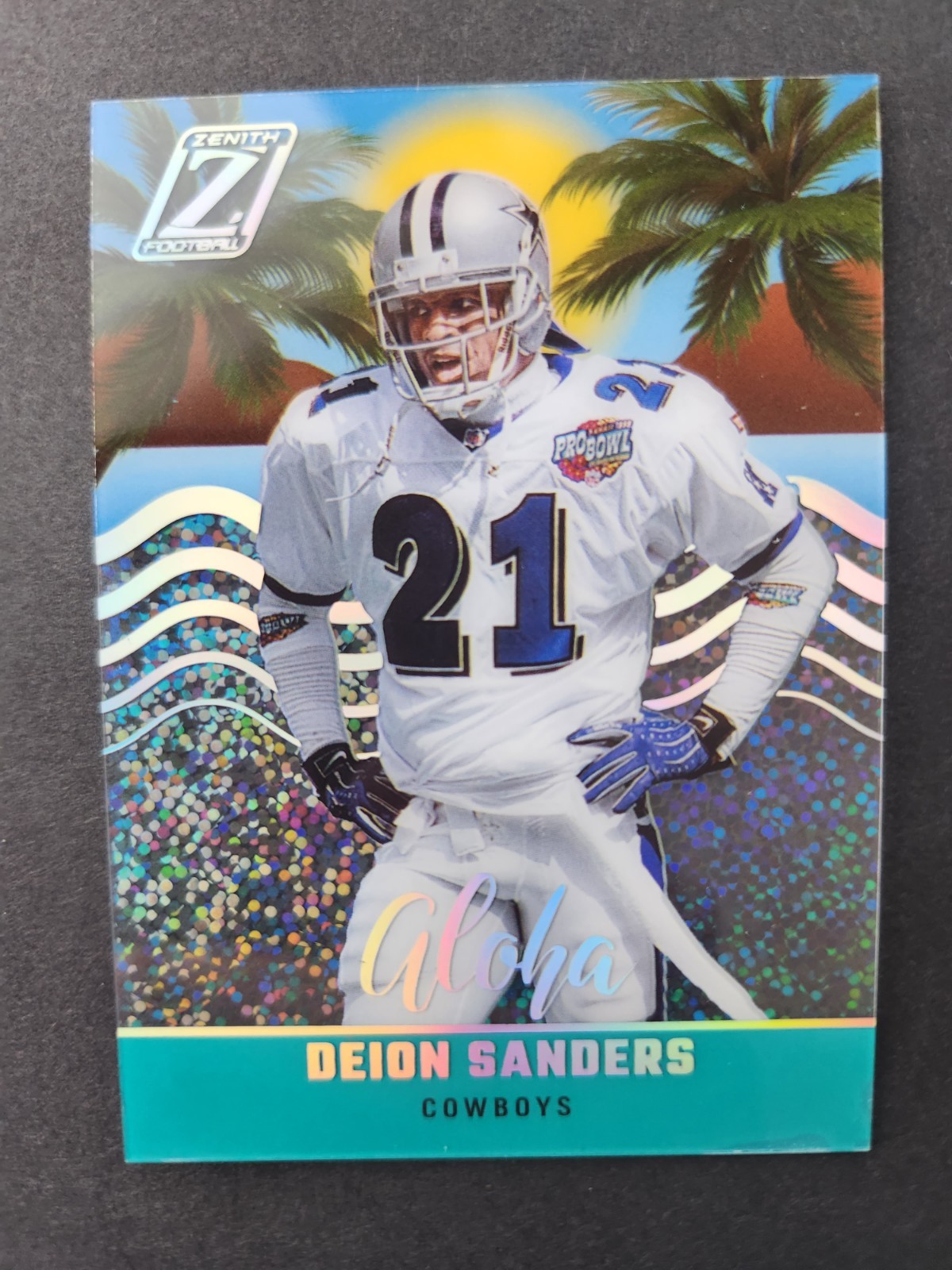 Deion Sanders 2022 Panini Zenith ALOHA SPARKLE SSP AL-27 F25M