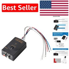 2-Channel High to Low RCA Converter for Effortless Car Audio Amplification