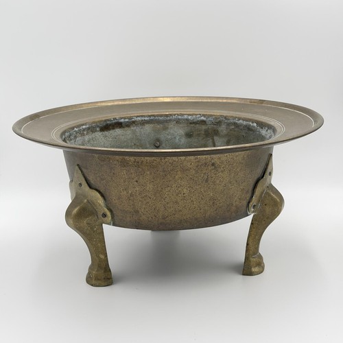 Antique Korean Brass Brazier(Hibachi)