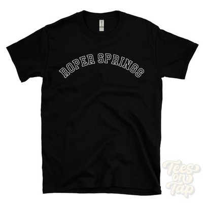 ROPER SPRINGS T-SHIRT RETRO VARSITY STYLE north carolina halifax