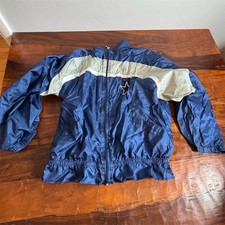 Vintage Dallas Cowboys Touchdown Club Windbreaker Jacket Girls XL Blue