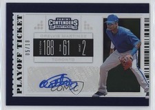 2019 Contenders Draft Picks Playoff Ticket 5/18 Orelvis Martinez #7 Auto 16rf