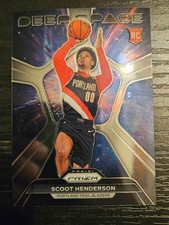 Scoot Henderson - 2023-24 Panini Prizm Deep Space Insert Card