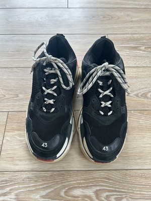 Size 10/ 43EU Balenciaga Triple S Red / Black / White | eBay