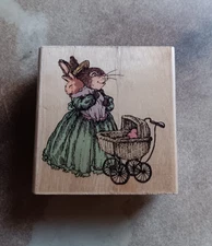 Uptown Holly Pond Hill Susan Wheeler ~ A Priceless Treasure HI3034 Rubber Stamp