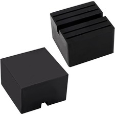 2 Stücke Wagenheber Gummiauflage 75x75x50mm für 2t PKW/SUV - Robust & Sicher
