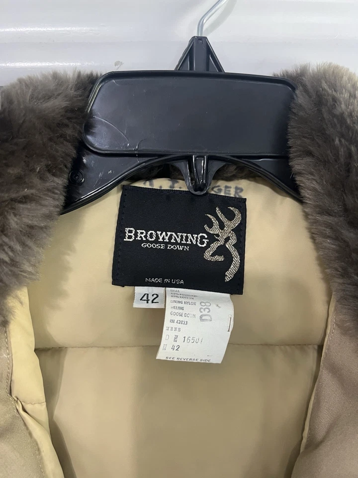 Chaqueta de Caza Plumón de Ganso Browning DE COLECCIÓN Talla 42  Foto 4 de 4