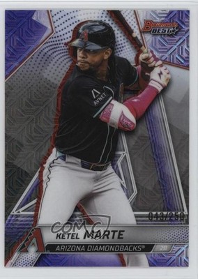 2025 Bowman's Best Purple Mojo Refractor 43/250 Ketel Marte #62 07i7