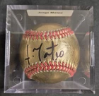 Jorge Mateo Signed Gold Baseball Beckett Authentication